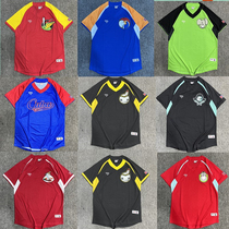 Vintage Harajuku street numbers BF hip-hop style loose jersey baseball pullover short-sleeved men and women