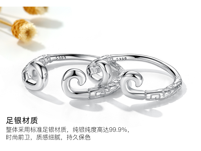 Bague mixte SEVEN REINE  LES SEPT REINES en Argenterie - Ref 3088140 Image 18