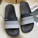 Мужские летние 2025, новый стиль, нескользящие сандалии из ЭВА для дома и ванной комнаты, для мужчин, которые можно носить на улице