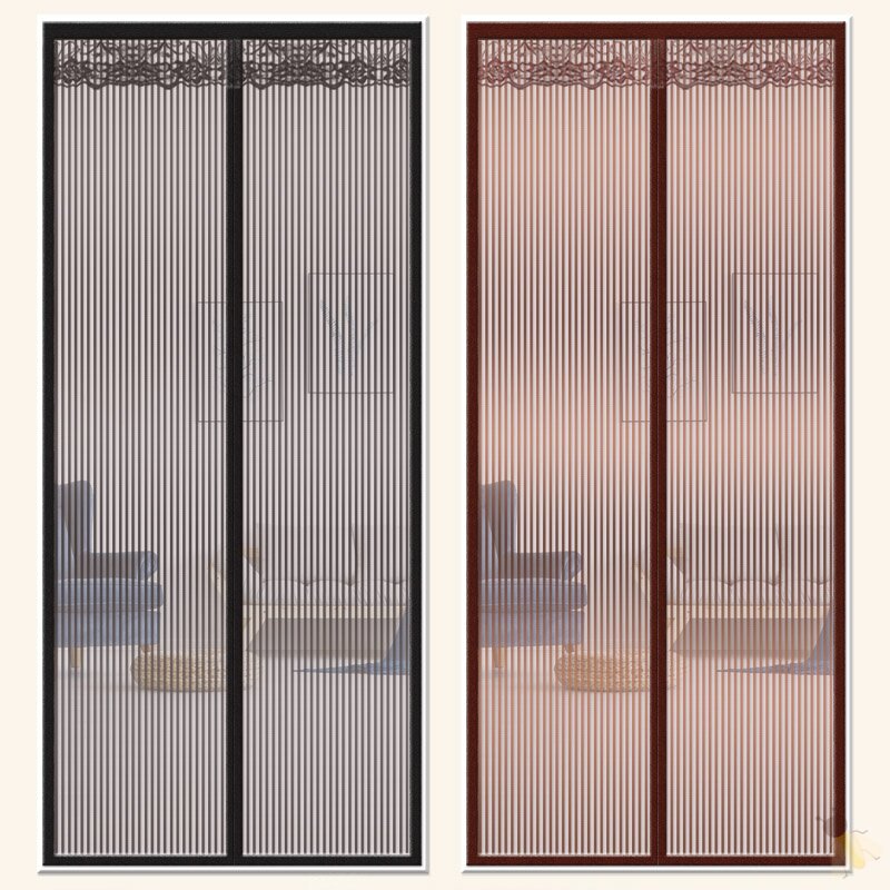 Magnetic screen window summer door curtain door screen curtain anti-mosquito self-adhesive anti-mosquito screen door curtain Velcro tape magnetic suction