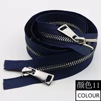 Темно-синие и серебряные зубы (двойное открытие, 80 см). Цвет изображения темно-синий.