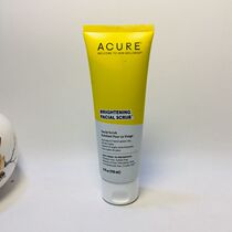 Spot U.S. Acure natural organic seaweed French green mud facial scrub exfoliating to brighten skin tone