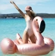 Bơm hơi kỳ lân gắn kết siêu flamingo bơi vòng bột thiên nga nước lớn người lớn nổi giường ngồi có thể ngả hàng bơi vòng