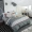 bộ đồ giường bông đơn giản bông denim 220x240 2x2.3 nam giường m chăn 2.2x2.4 m 1.8m - Bộ đồ giường bốn mảnh