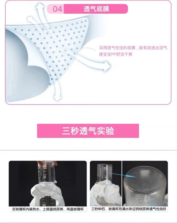 Charming em bé tã em bé siêu mỏng thoáng khí phong cách mùa hè khô cotton mềm mại miễn phí vận chuyển khuyến mãi trang phục tiết kiệm - Tã / quần Lala / tã giấy