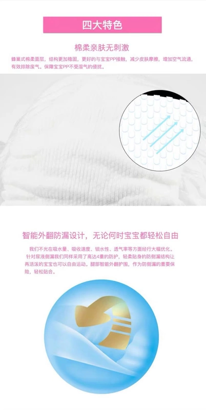 Charming em bé tã em bé siêu mỏng thoáng khí phong cách mùa hè khô cotton mềm mại miễn phí vận chuyển khuyến mãi trang phục tiết kiệm - Tã / quần Lala / tã giấy