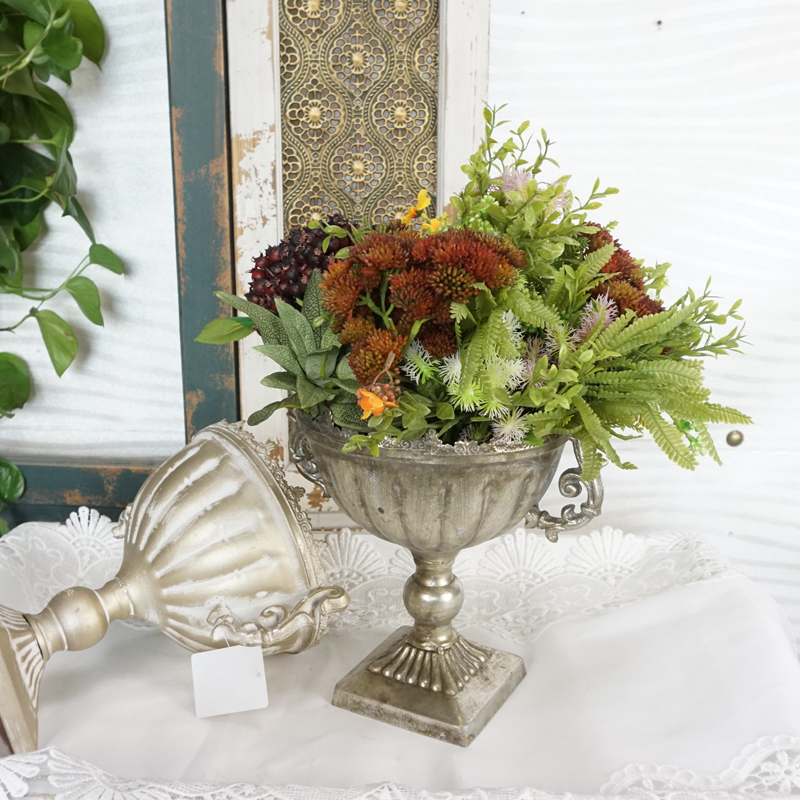 American trophy shape flower pot Do old vintage foreign trade single lace flower pot Garden grocery ornaments ornaments