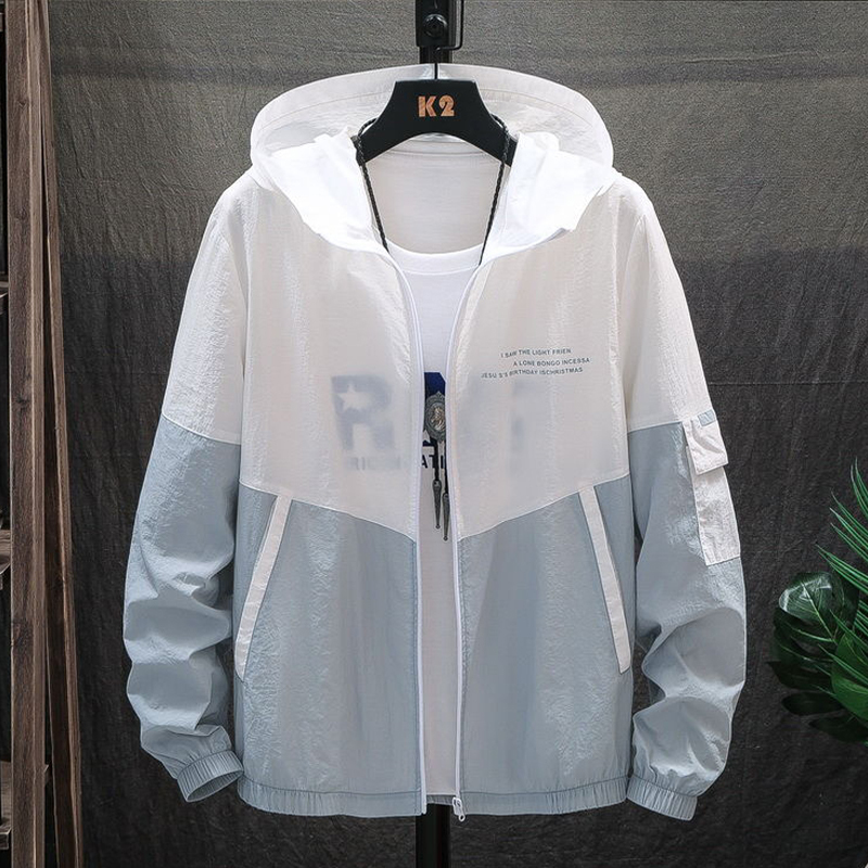 Summer Sun Protection Clothing for Men and Women, Ultra-Thin Ice Silk Sun Protection Jacket, Trendy Breathable Anti-Uv Skin Clothing