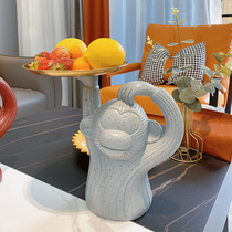 Net red home furnishings decoration fruit plate creative fruit tray storage tray home key ornaments