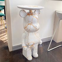 Net Red Bear ornaments large floor tray living room home accessories light luxury soft decorations TV cabinet next to storage