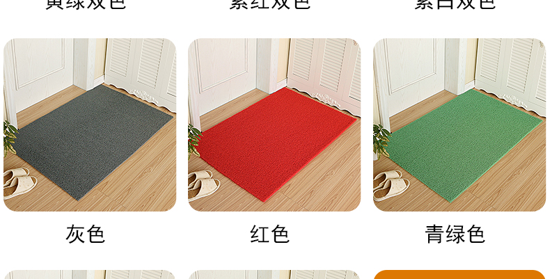 Núi thảm cửa dây bao vây pad chăn chà lối vào thảm chùi chân nhà tiền sảnh ngoài trời thảm chống trơn trượt ngoài trời chà đất - Thảm sàn thảm xốp lót sàn 60x60 giá rẻ