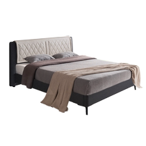 (National Supplement) Mousse Fabric Bed Modern Simple Light Luxury Internet Celebrity Bed Technology Fabric Double Bed Master Bedroom King Bed