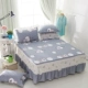 Bông bedspread giường váy một mảnh vỏ bảo vệ 1,5 / 1,8 m tấm trượt phim hoạt hình bông trẻ em giường của - Váy Petti váy giường đẹp	