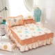 Bông bedspread giường váy một mảnh vỏ bảo vệ 1,5 / 1,8 m tấm trượt phim hoạt hình bông trẻ em giường của - Váy Petti váy giường đẹp	