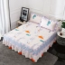 Bông bedspread giường váy một mảnh vỏ bảo vệ 1,5 / 1,8 m tấm trượt phim hoạt hình bông trẻ em giường của - Váy Petti váy giường đẹp	 Váy Petti