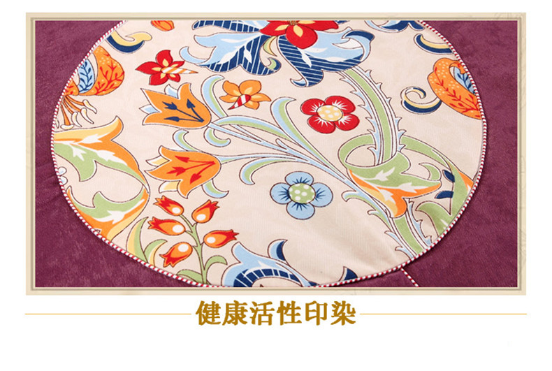 Nhung gai dầu massage giường bao gồm bốn bộ thẩm mỹ viện SPA màu xanh đậm AB phiên bản màu rắn cơ thể massage vật lý trị liệu giường giường ga trải giường spa