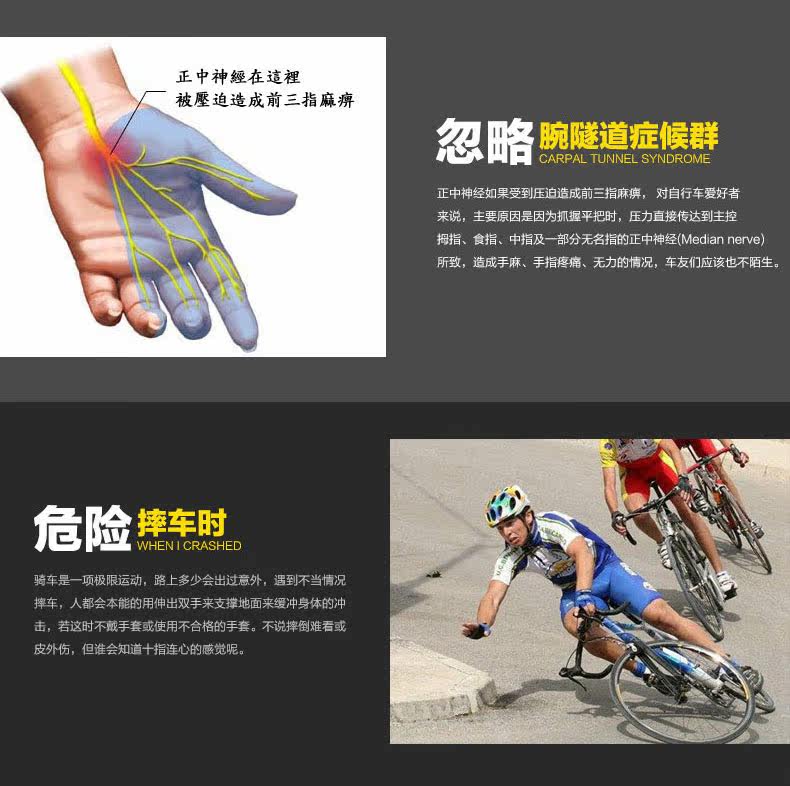 Gants pour vélo mixte PROMEND - Ref 2241486 Image 12