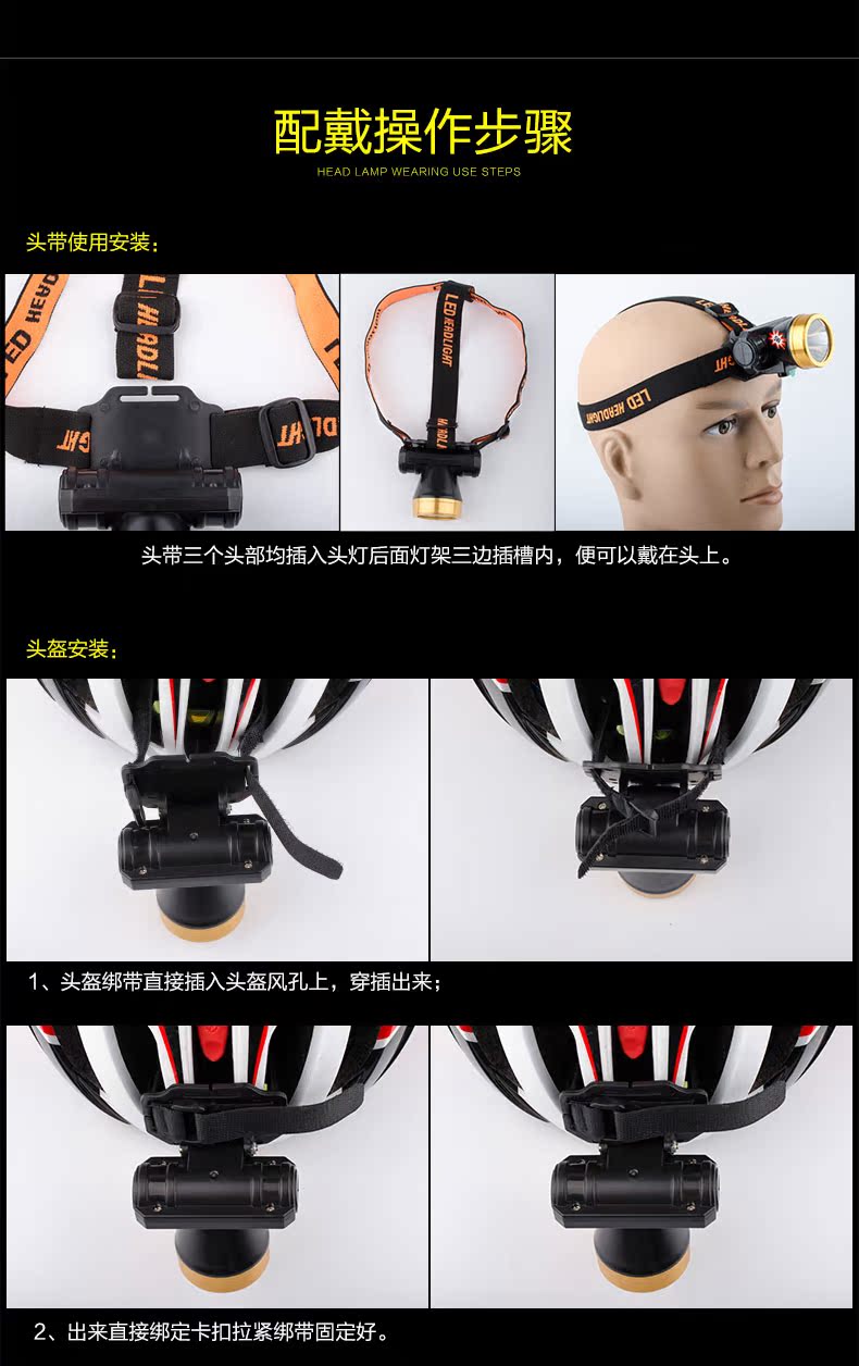 Lumière vélo PROMEND - phare - Ref 2398651 Image 20