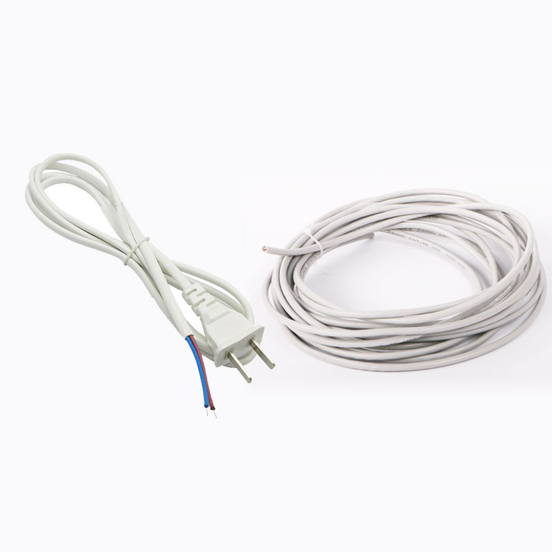 厂家直销 1.5米2米二/两脚电源线连带插头电线 二芯插头线 电源线