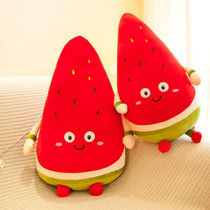 Cute cute cute watermelon cuddled paparazzi wool suede toy fruit cloth doll cloth doll Childrens birthday present female
