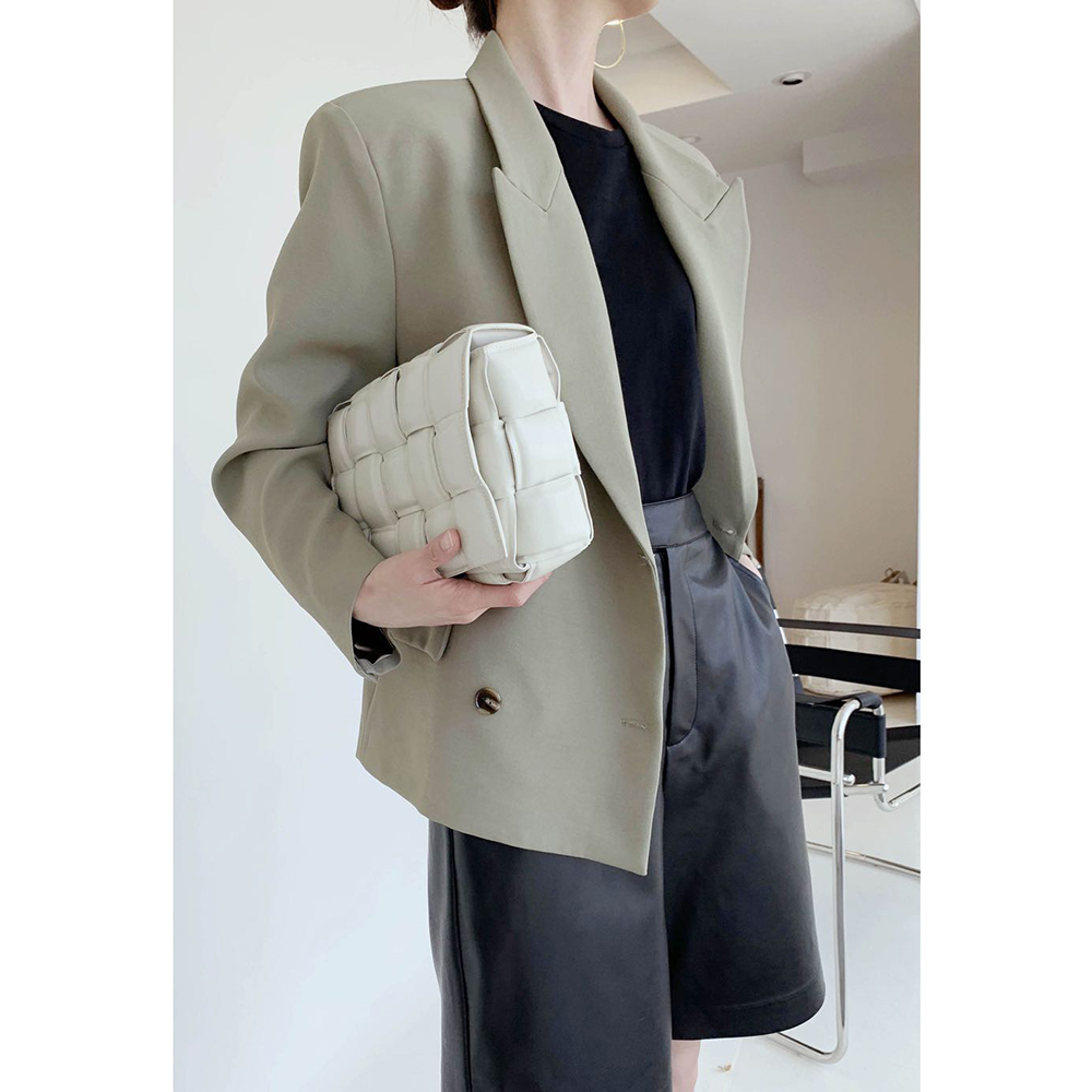 Autumn and winter new boutique temperament all-match lapel design short suit women's fashion small suit spring and autumn coat