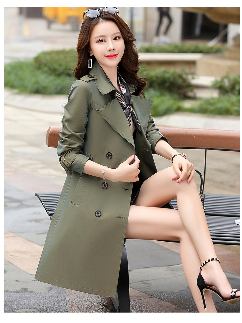 Trench pour femme en Coton - Ref 3227971 Image 17