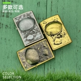 Креативная зажигалка на керосине, ветрозащитный старомодный динозавр, ретро нашивка