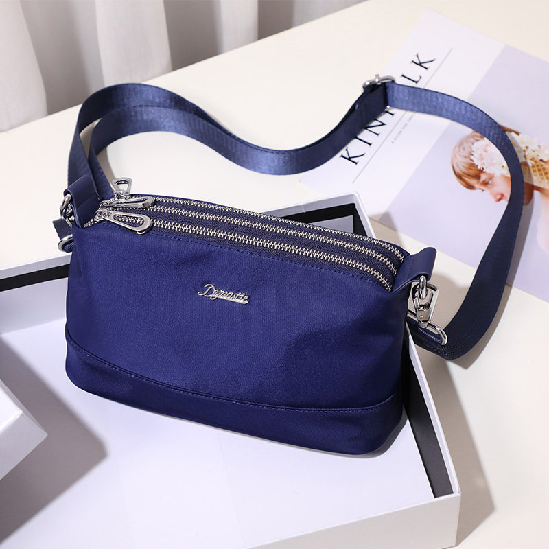 Bag Pack woman 2021 new slanted cross-pack woman light waterproof nylon canvas Single shoulder bag Ladies Oxford Bummy bag