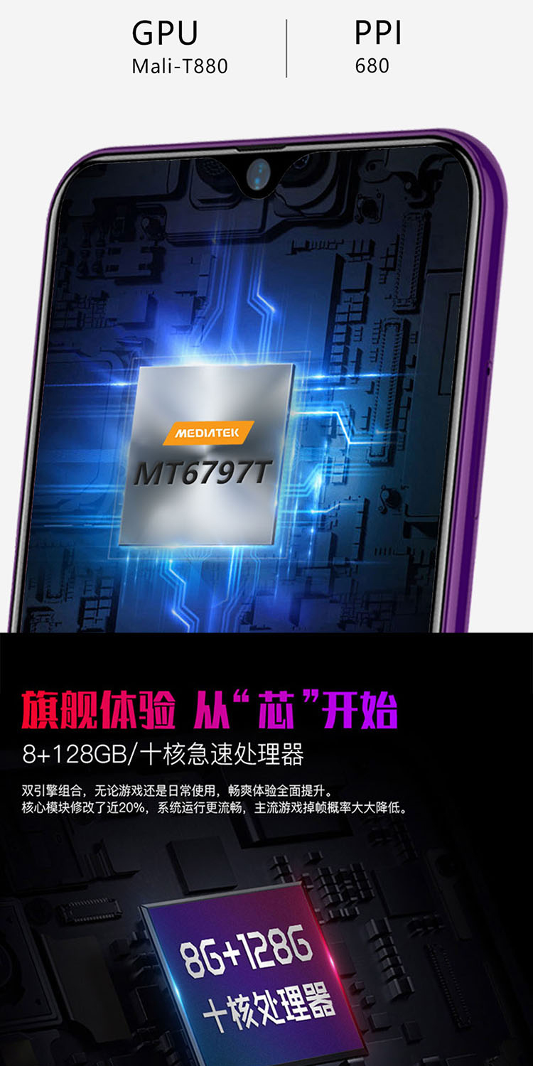 Chính hãng Oujia 2018-S10 Mobile Unicom Telecom Dual SIM Dual Standby Netcom 4G Smartphone Chia màn hình OTG - Điện thoại di động các dòng điện thoại samsung