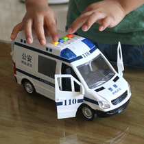 Boy simulation 110 police car 120 ambulance fire sprinkler childrens toys sound and light inertial car model