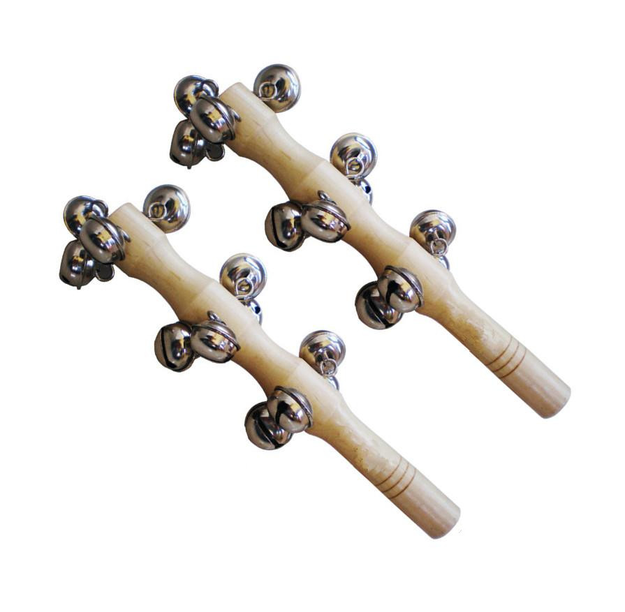 Orff Bộ gõ Đồ chơi giáo dục Đồ dùng học tập sớm Chuông tay cho trẻ em Nhạc cụ 13 Barbell cây đàn đồ chơi
