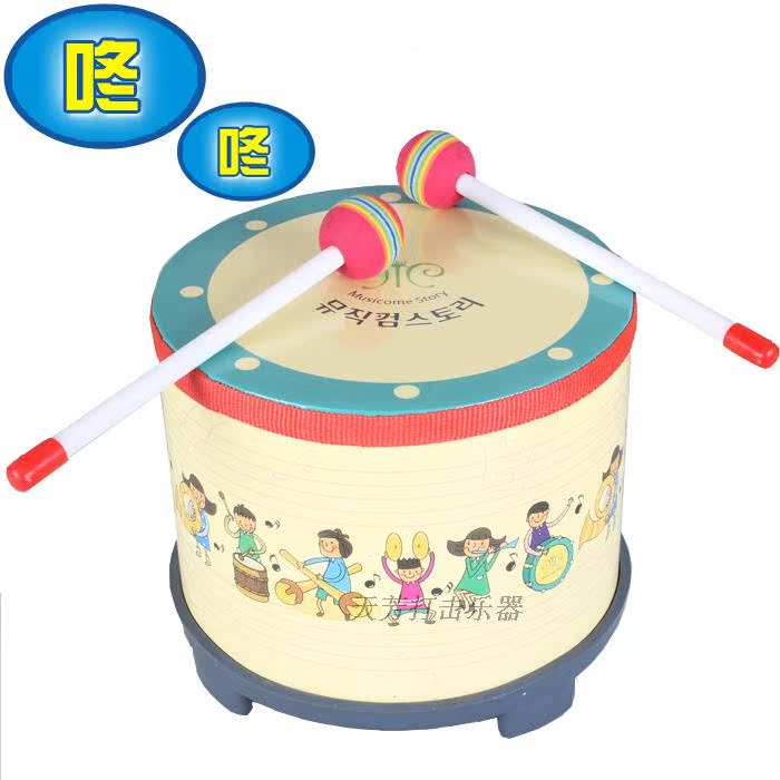 Tay trống Hàn Quốc trống hoạt hình trống tay Orff bộ gõ mẫu giáo đồ chơi đặc biệt - Đồ chơi nhạc cụ cho trẻ em dan piano cho be