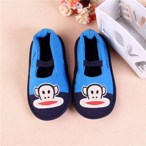 Pantoufles enfants en suède pour hiver - semelle caoutchouc - Ref 1005765 Image 32