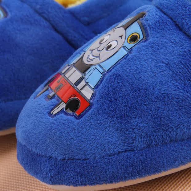 Pantoufles enfants en suède pour hiver - semelle caoutchouc - Ref 1005765 Image 28