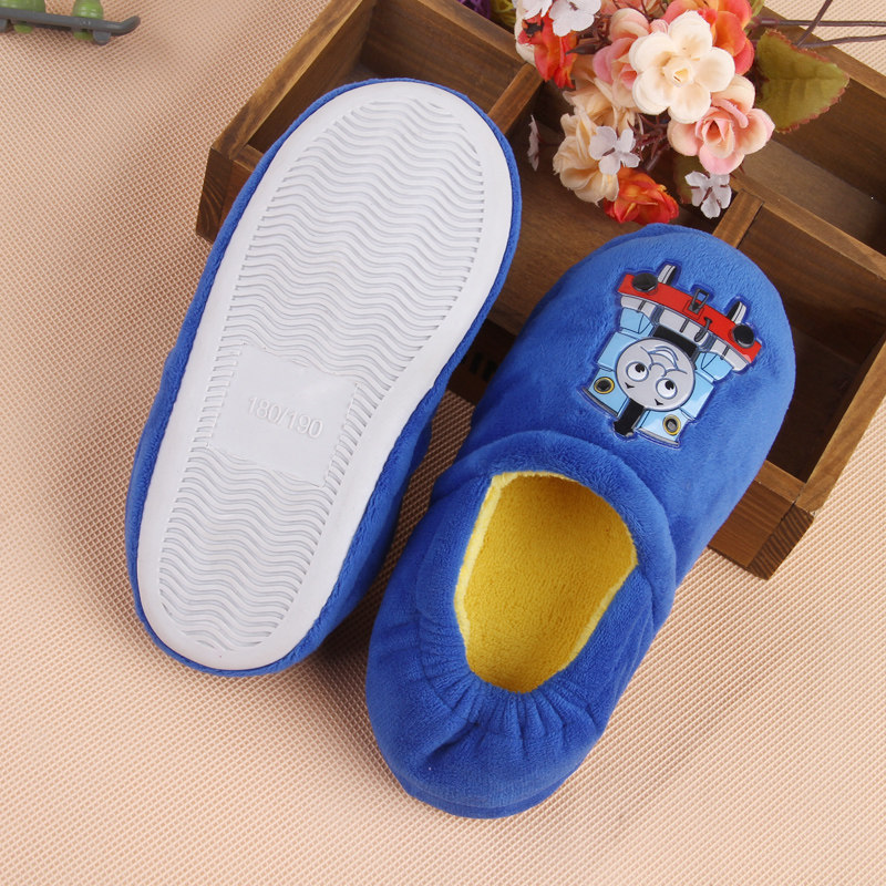 Pantoufles enfants en suède pour hiver - semelle caoutchouc - Ref 1005765 Image 25