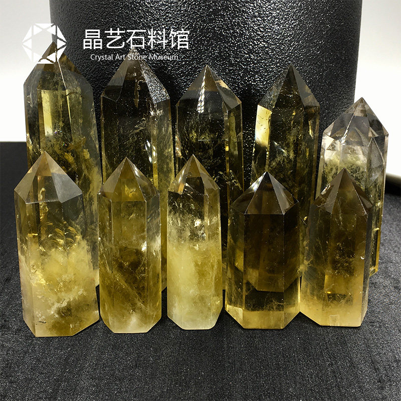 黄水晶　原石　石柱 O1CN013jFwMT24GlCuzASjf_!!
