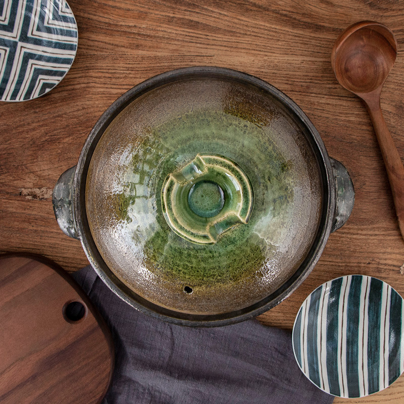 Japan s burnt clay pot home stew congee flavoring large casserole gas buner for high temperature resistant soil POTS