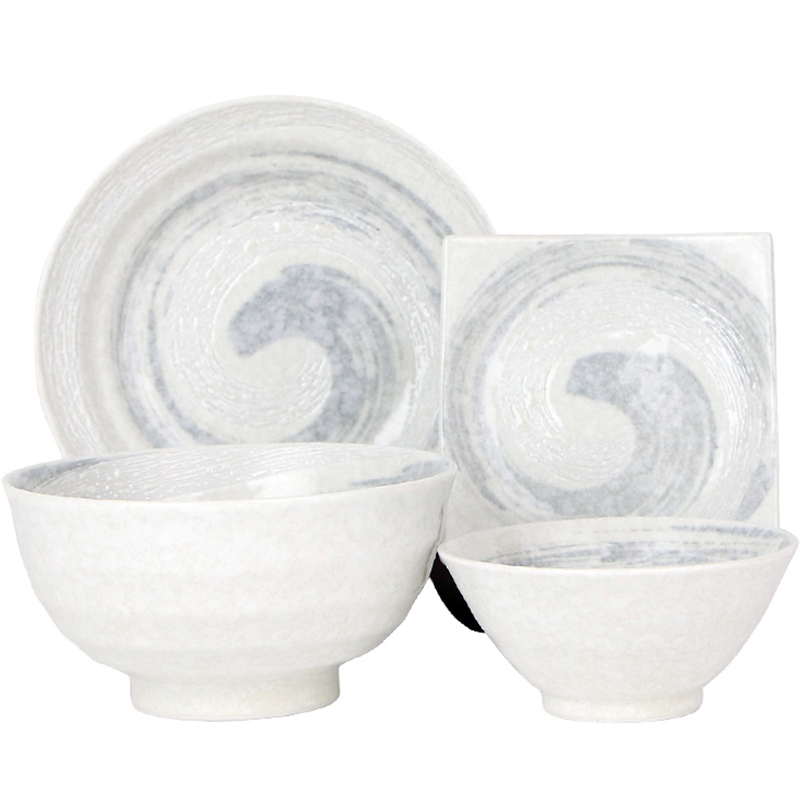 Meinung'm ceramic big rainbow such use imported from Japan and wind tableware suit Japanese glaze color household jobs under the rainbow such use