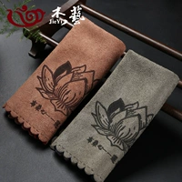[Замша 绒 Terer] Lotus Grey Blue+Coffee