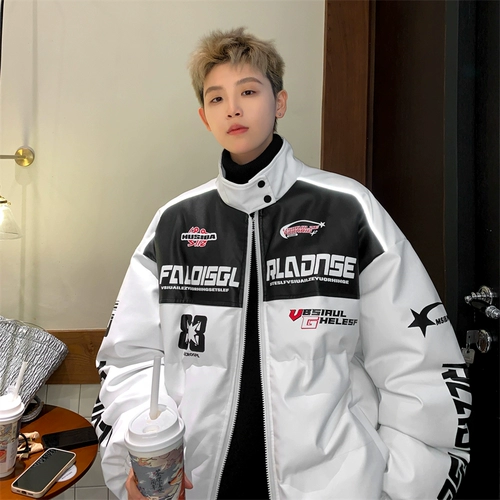 Полиуретановая универсальная куртка для школьников, в американском стиле, подходит для студента, оверсайз