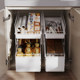 Pull-out storage rack under the sink, pull basket, cabinet shelf, kitchen spice drawer, layered bathroom cabinet, kitchen cabinet storage