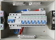 Schneider 12 Circuit Package Tianlang Strong Electric Box Leakage Protection European Standard Double-in Double-off 1PN