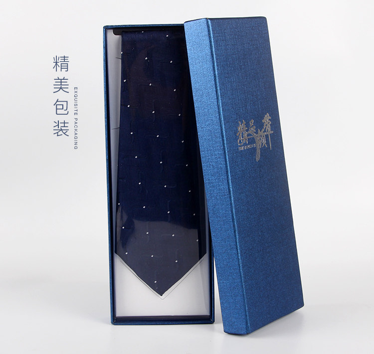 галстук 西服领带男士正装商务红色黑色职业结婚新郎韩版手打领带 Three rice people