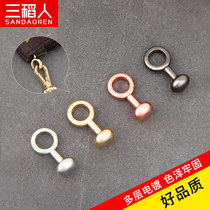 Bag buckle zipper gap buckle bag modified accessories presbyly bag interior bag modified shoulder bag hardware