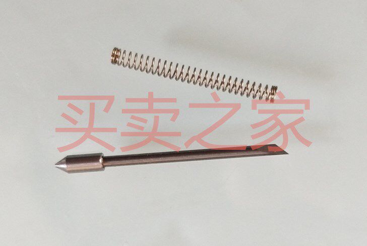 Комплектующие для плоттеров graphtec小图王日图刻字机09u进口刻字刀刀头刻刀带弹簧45度