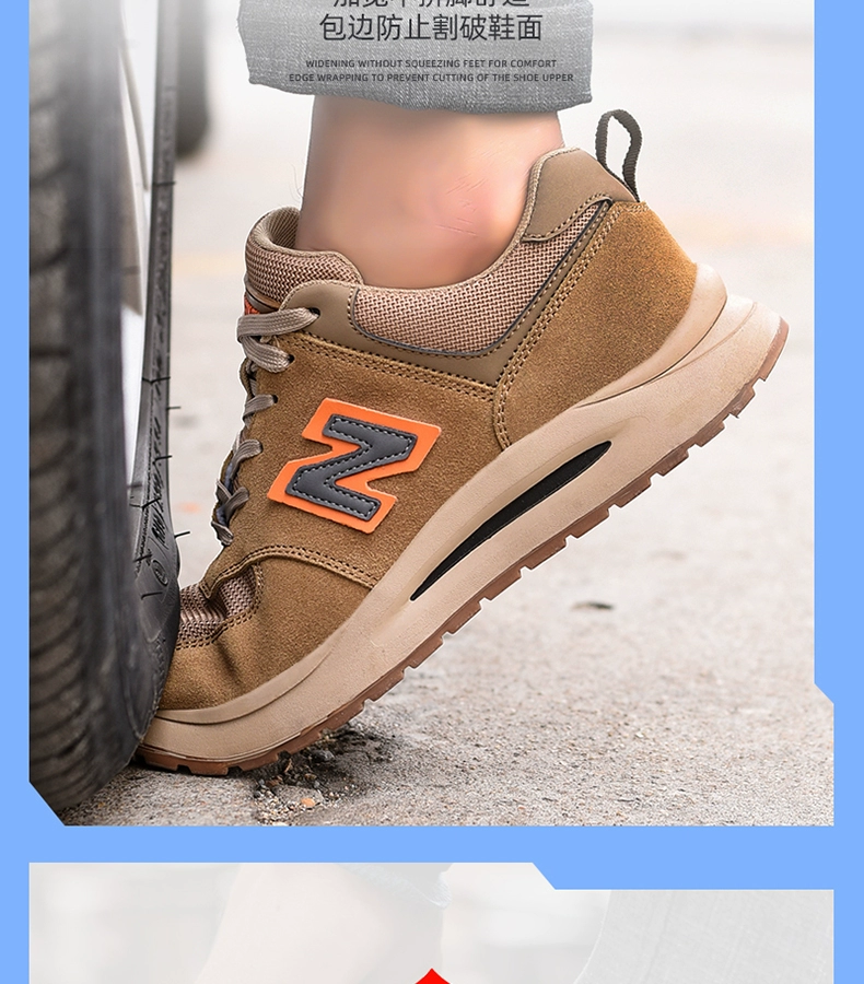 Labor protection shoes, anti-smash and puncture-proof, men's and women's, with steel plate toe, insulated electrician, welding construction site safety shoes