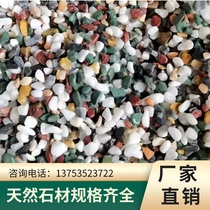 Jiangsu washed stone black gray gravel washed rice stone stone terrazzo particles adhesive stone pavement rice grain small gravel