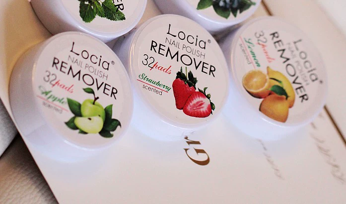 Authentic Locia Lucia BK Nail Ba Lan Nail Ba Lan Công cụ làm móng Unloading Khăn giặt bông 32 miếng bút vẽ nail