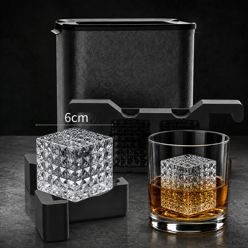 Household Ice Cube Mold Silicone Food Grade 2026 New High Transparency Ice Ball Ice Making Mold Frozen Ice Cube LAOSHU