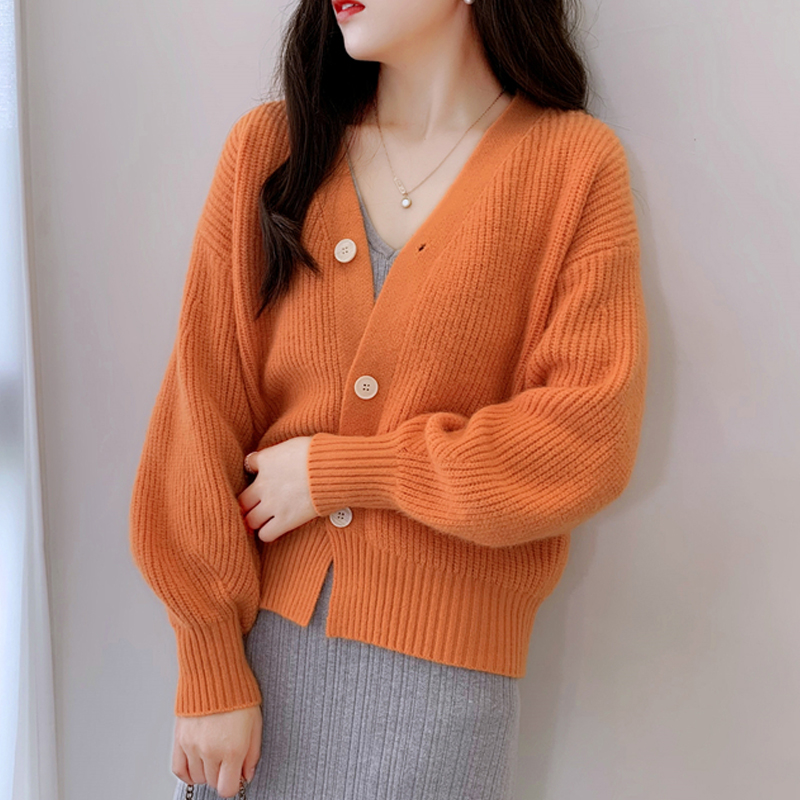 Orangeearly autumn ma'am sweater Spring and Autumn knitting Cardigan have cash less than that is registered in the accounts loose coat 2021 new pattern this year popular Of jacket thin